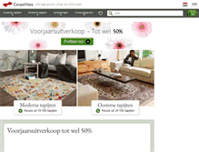 Tablet Screenshot of carpetvista.nl